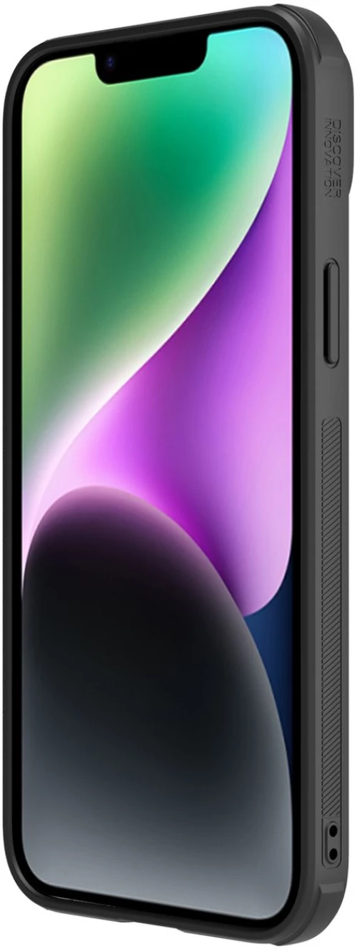 Nillkin CamShield Leather S Case iPhone 14 cover with camera cover black