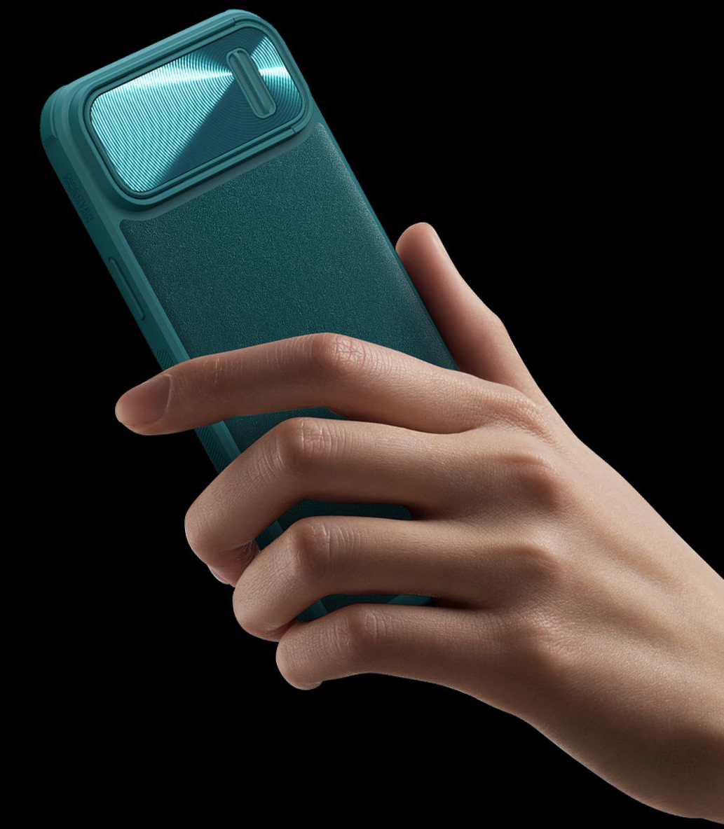 Nillkin CamShield Leather S Case iPhone 14 cover with camera cover black