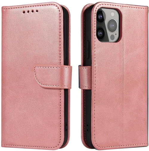Magnet Case case for Samsung Galaxy S23+ flip cover wallet stand pink