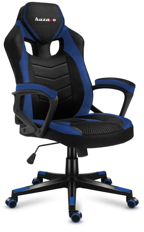 Huzaro FORCE 2.5 BLUE MESH Gaming armchair Mesh seat Black, Blue