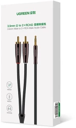 Ugreen cable audio cable 3.5 mm mini jack (male) - 2RCA (male) 2m copper (AV170)