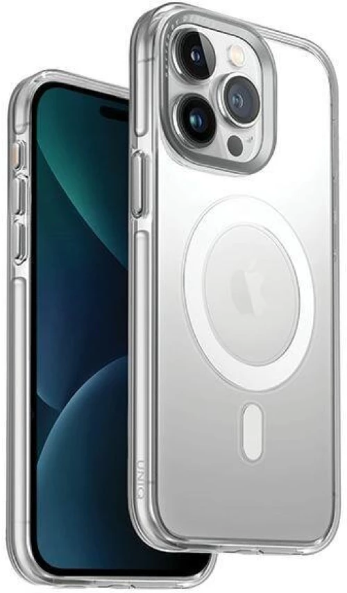 Uniq case Calio iPhone 15 Pro 6.1" Magclick Charging transparent/transparent