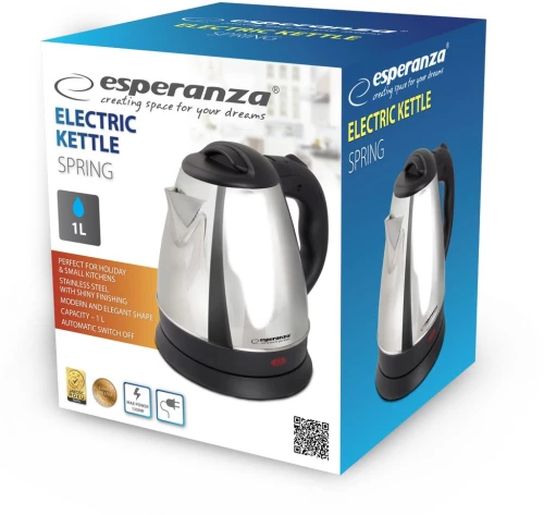 Esperanza EKK116X Electric kettle 1 L 1350 W Inox