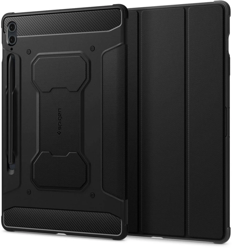 Spigen Rugged Armor Pro case for Samsung Galaxy Tab S9 FE+ 12.4'' X610 / X616B - black
