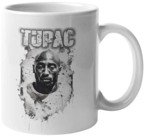 2pac κεραμική κούπα - White