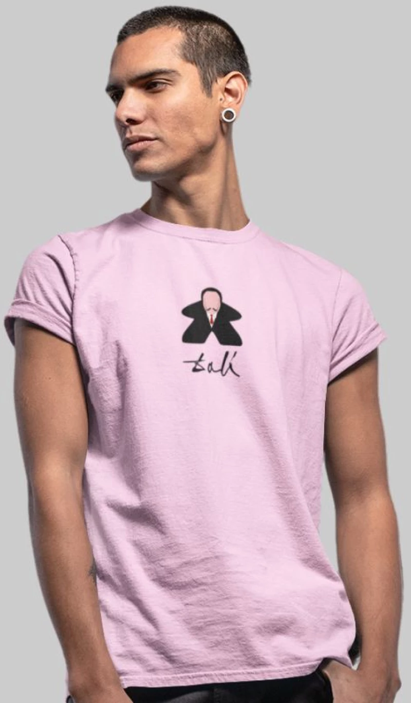 Dali Meeple T-Shirt - BLACK