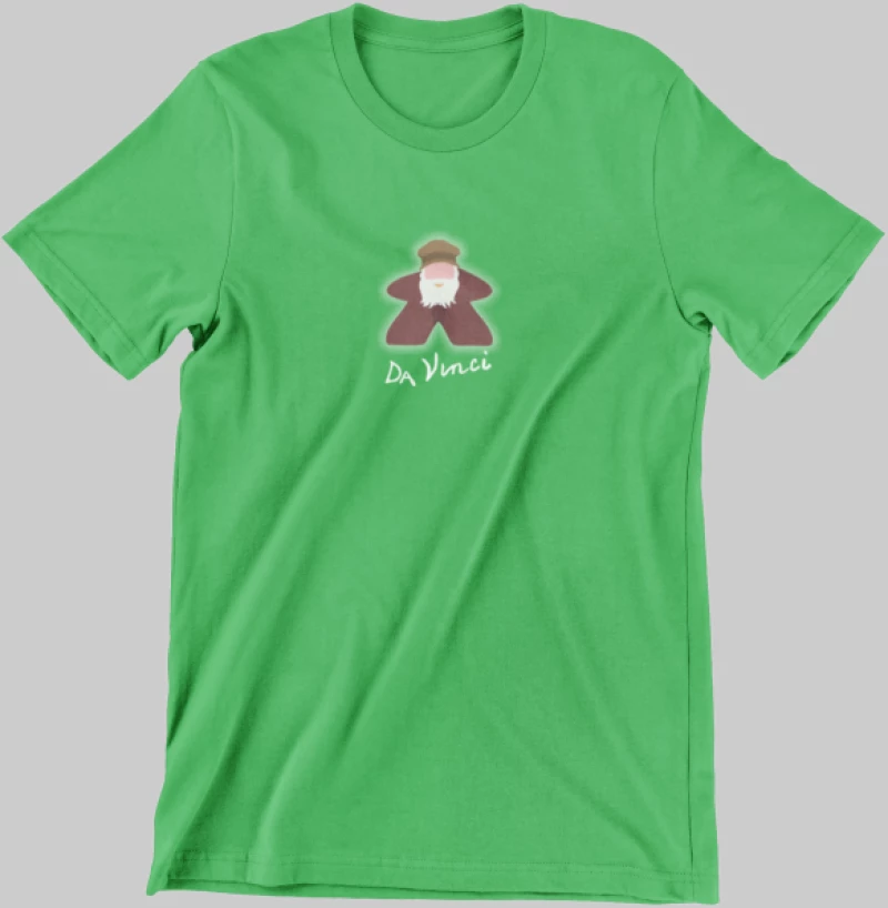 Da Vinci Meeple παιδικό T-shirt - KELLY GREEN