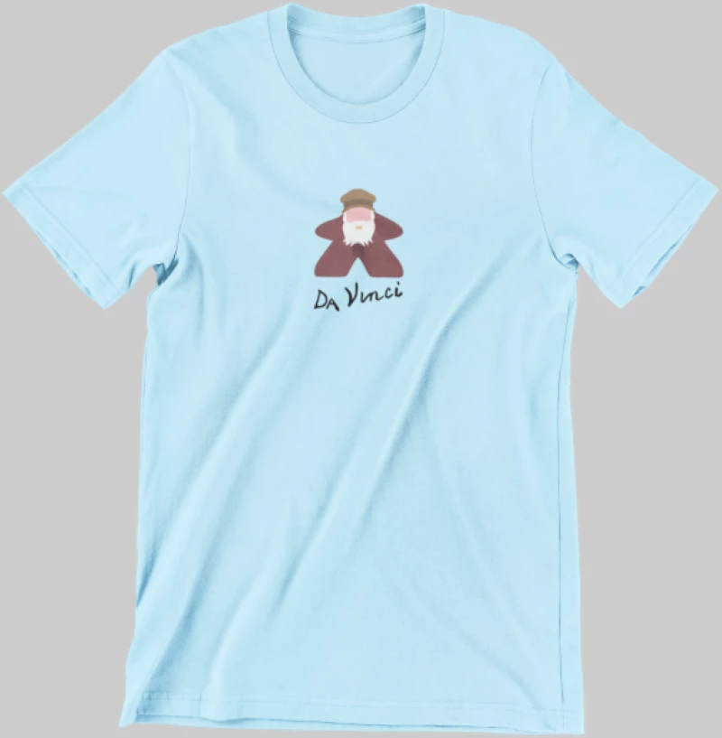 Da Vinci Meeple παιδικό T-shirt - KELLY GREEN