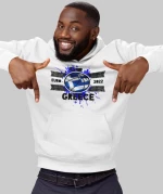 Go Greece φούτερ με κουκούλα | EuroBasket 2022 - WHITE