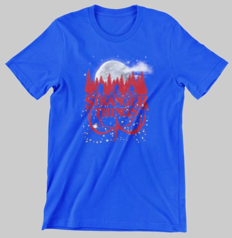 Stranger Things Upside Down παιδικό t-shirt - ROYAL BLUE