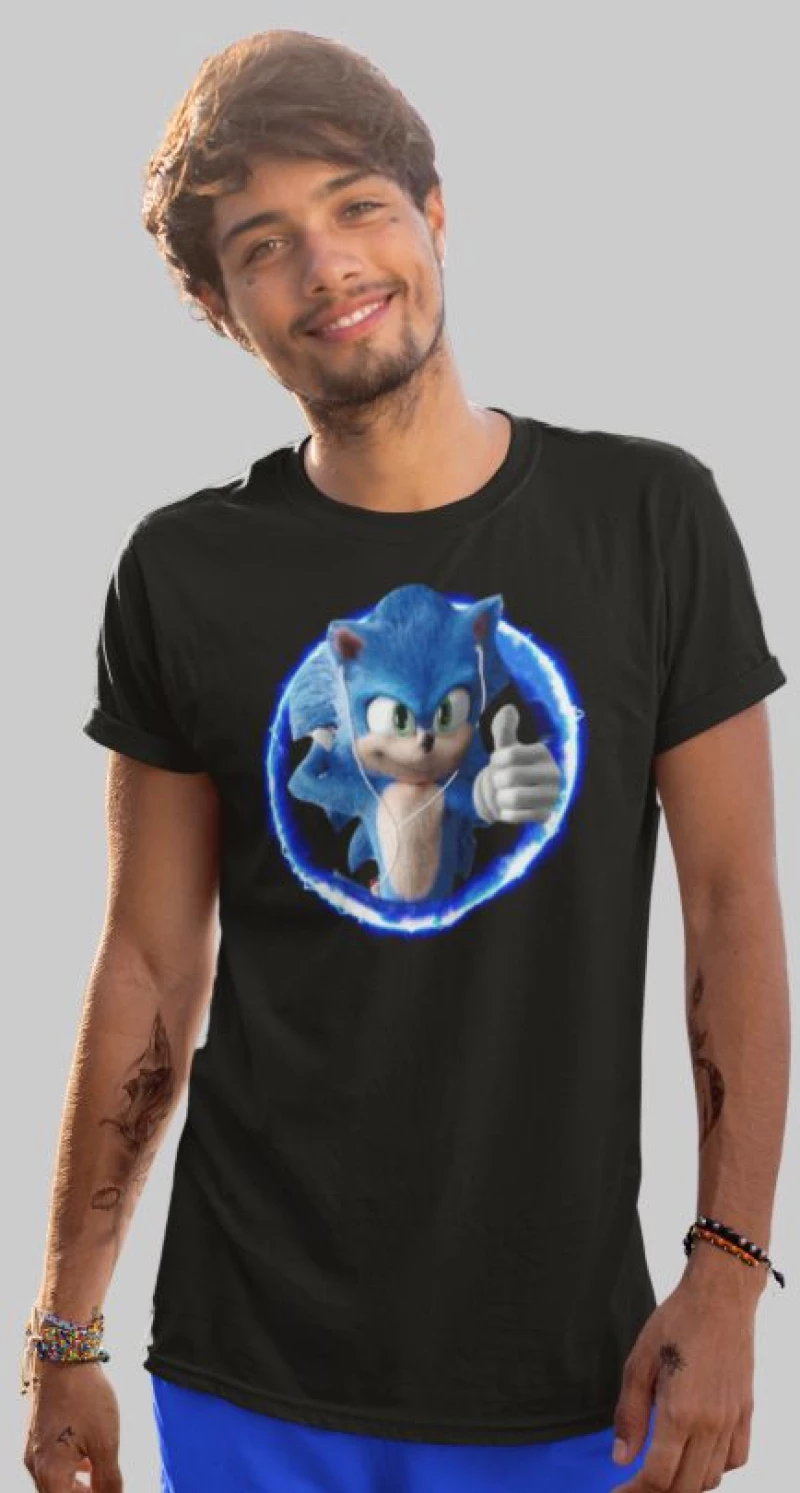 Sonic t-shirt - BLACK