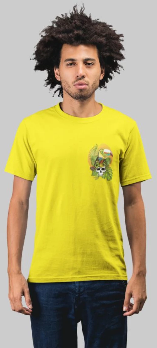 Tropical vibes t-shirt - LEMON
