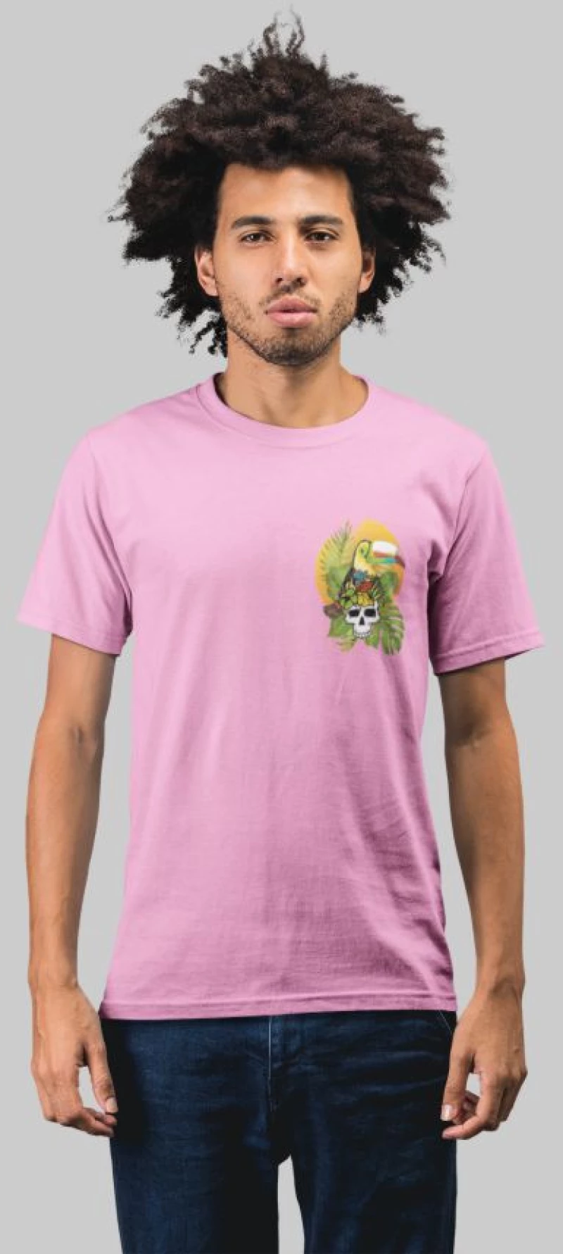 Tropical vibes t-shirt - LEMON