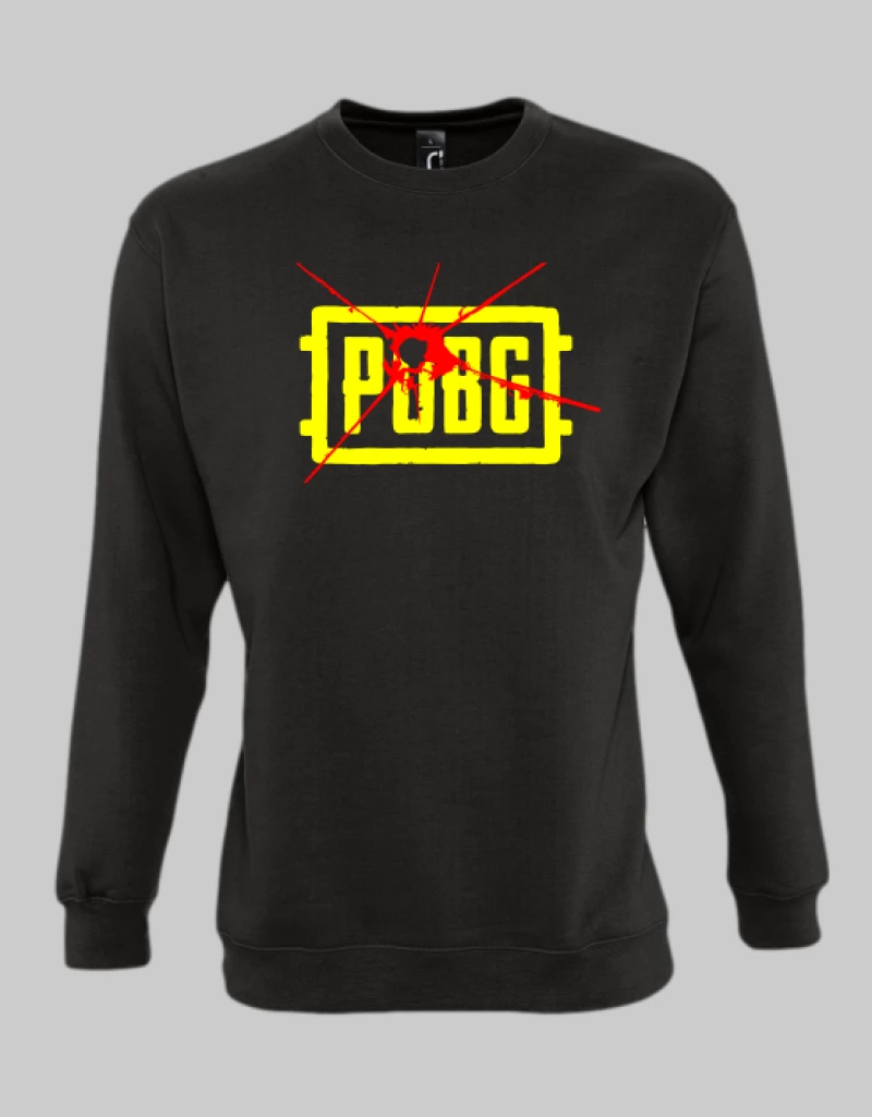 PUBG logo sweatshirt - ROYAL BLUE