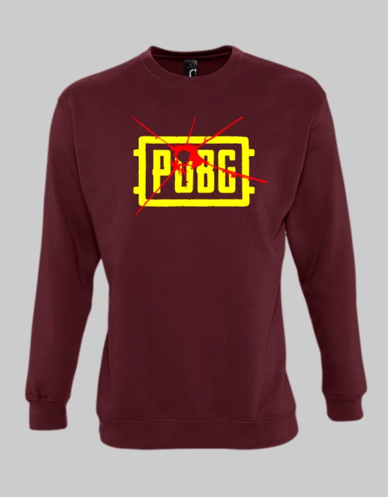 PUBG logo sweatshirt - ROYAL BLUE