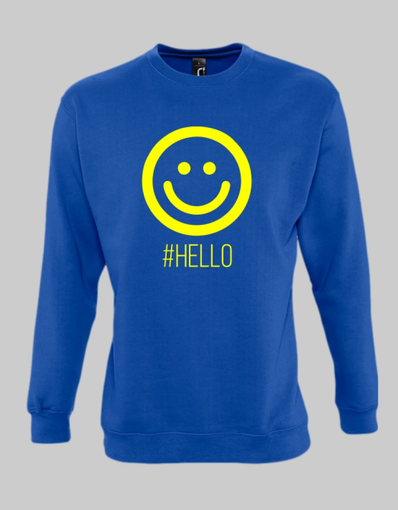 Hello sweatshirt - BLACK