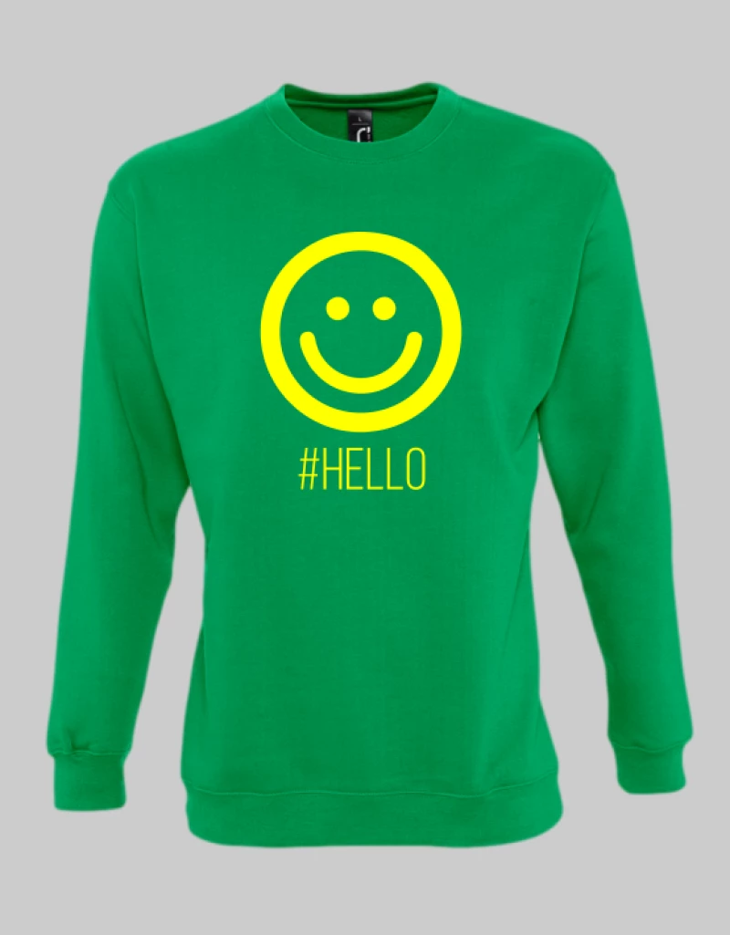 Hello sweatshirt - BLACK