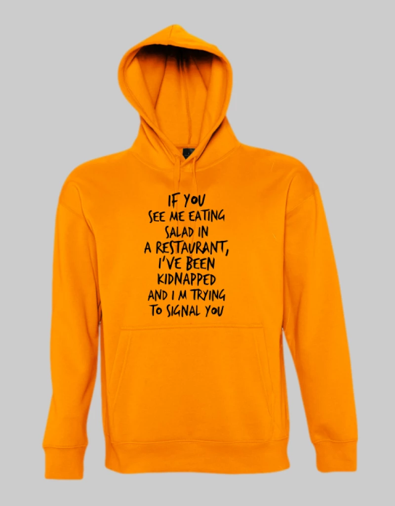 Kidnapped hoodie - ORANGE