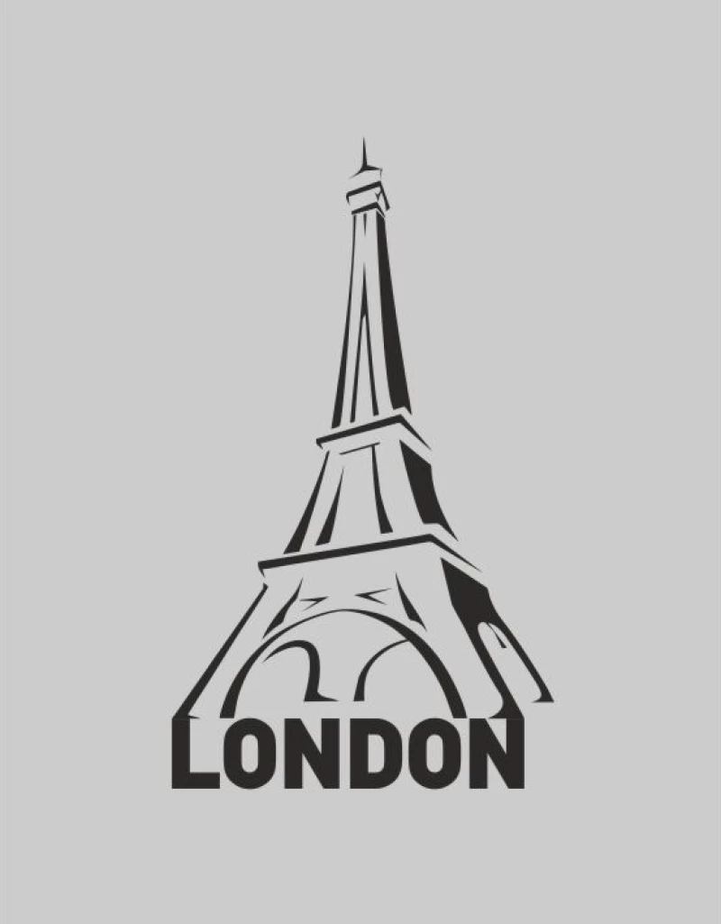London Sweatshirt - WHITE
