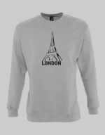 London Sweatshirt - WHITE