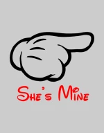 She's Mine Sweatshirt - GREY MELANGE