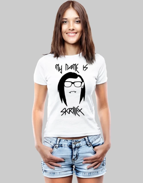 Skrillex W T-shirt - WHITE