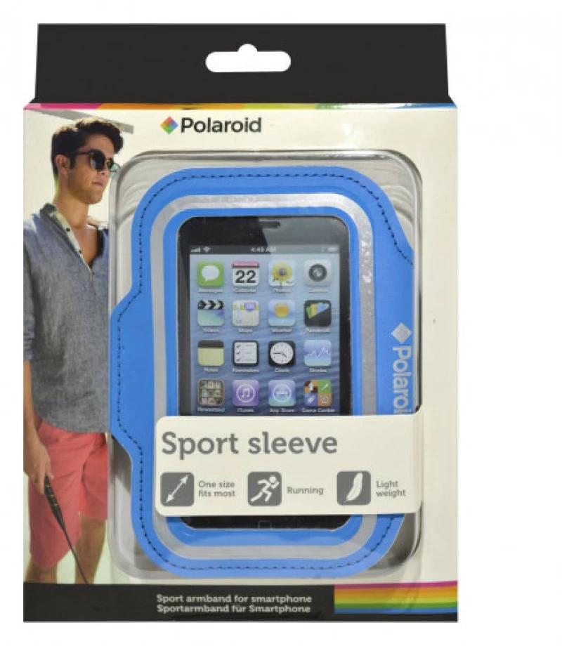 POLAROID Θήκη Armband Sport Sleeve για APPLE IPHONE SE/5/5S/5C (Μπλέ)