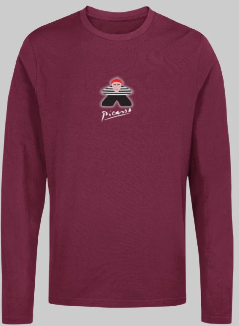 Picasso Meeple μακρυμάνικο T-shirt - KELLY GREEN