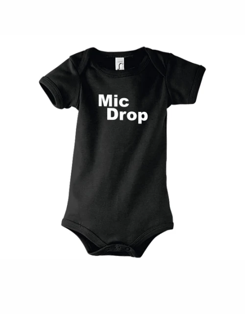 Mic drop Baby bodysuit