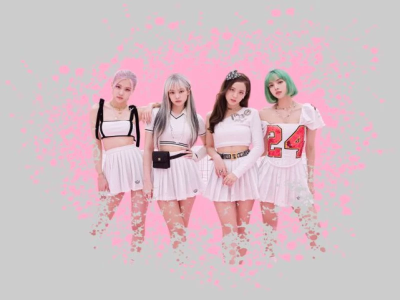 Black Pink W Φούτερ - BLACK