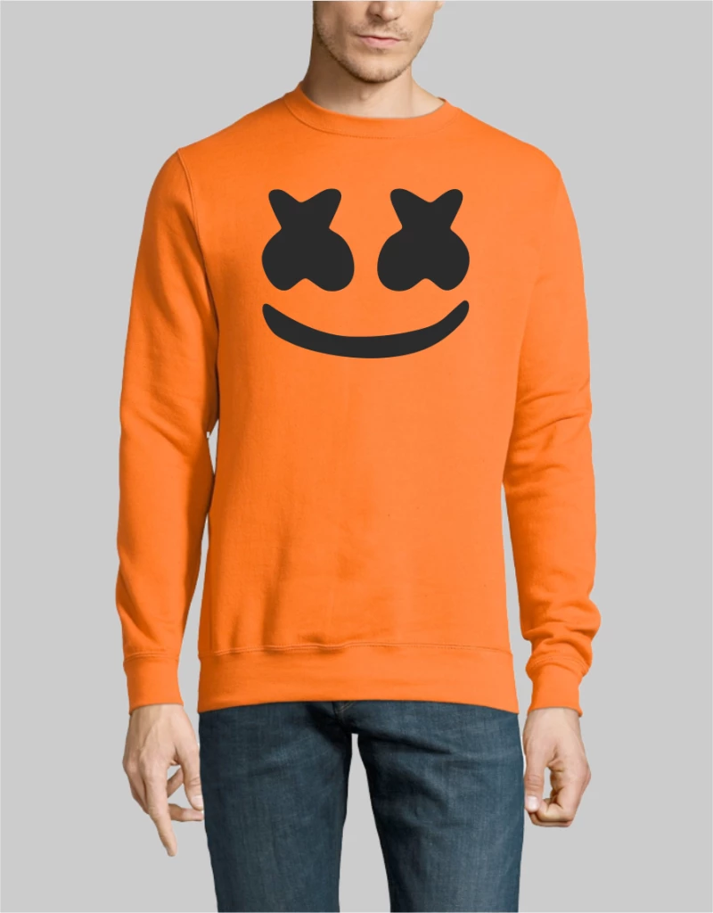 Marshmello dj SWEATSHIRT - WHITE