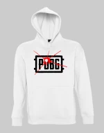 Pubg logo hoodie - WHITE
