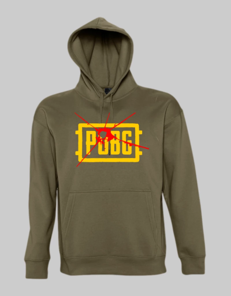 Pubg logo hoodie - WHITE