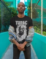 2pac t-shirt - WHITE