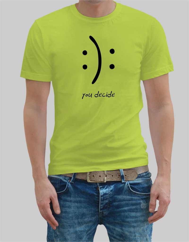 You Decide t-shirt - WHITE