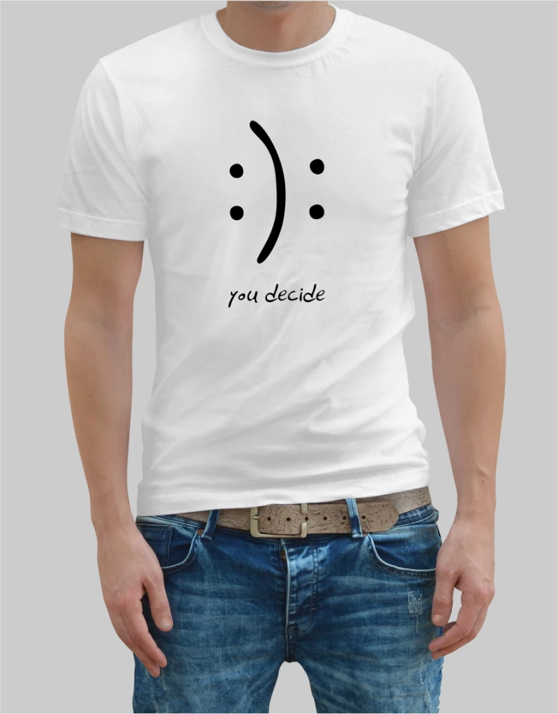 You Decide t-shirt - WHITE