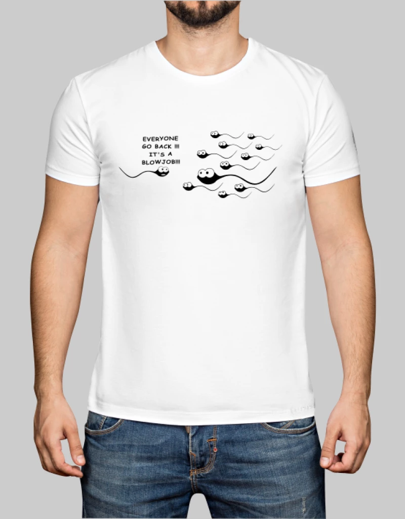 Sperm t-shirt - BLACK