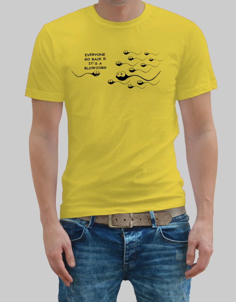 Sperm t-shirt - BLACK