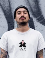 Dali Meeple T-Shirt - WHITE