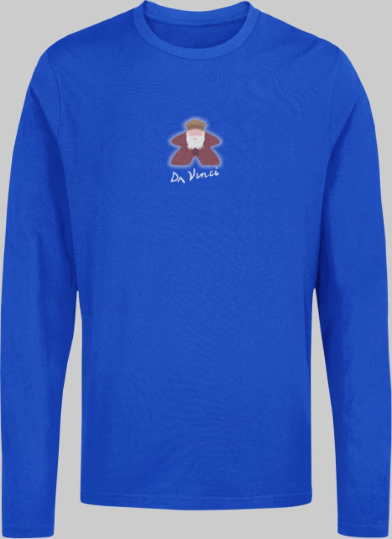 Da Vinci Meeple μακρυμάνικο T-shirt - OXBLOOD