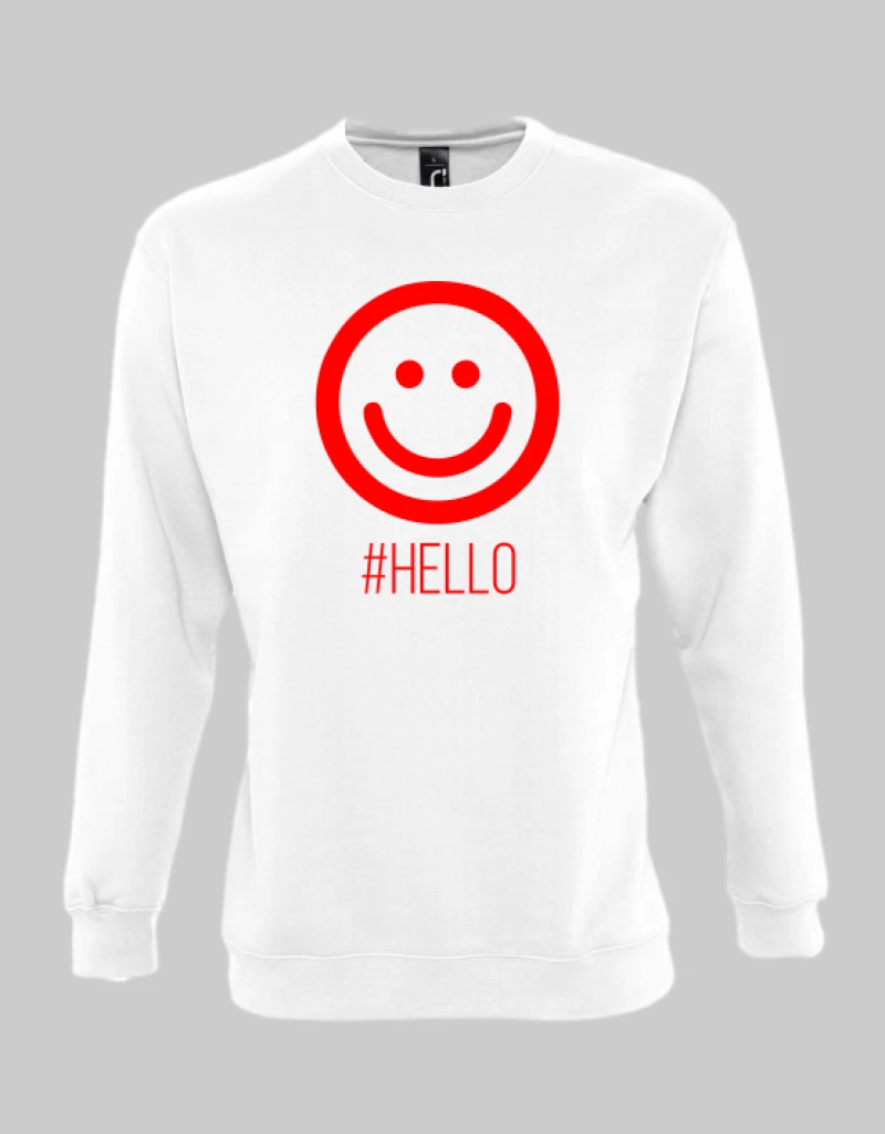 Hello sweatshirt - WHITE