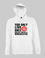Yolo Winchester hoodie - WHITE