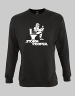 Storm Pooper Sweatshirt - BLACK