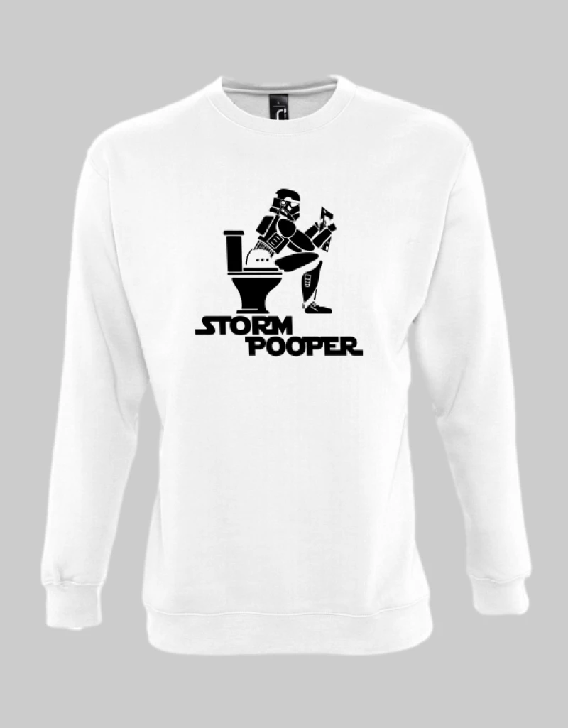 Storm Pooper Sweatshirt - BLACK