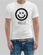 Hello man t-shirt - BLACK
