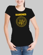 Ramones w t-shirt - BLACK