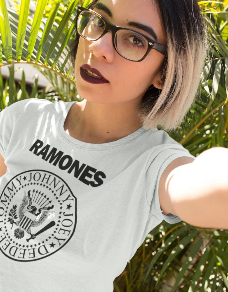 Ramones w t-shirt - BLACK