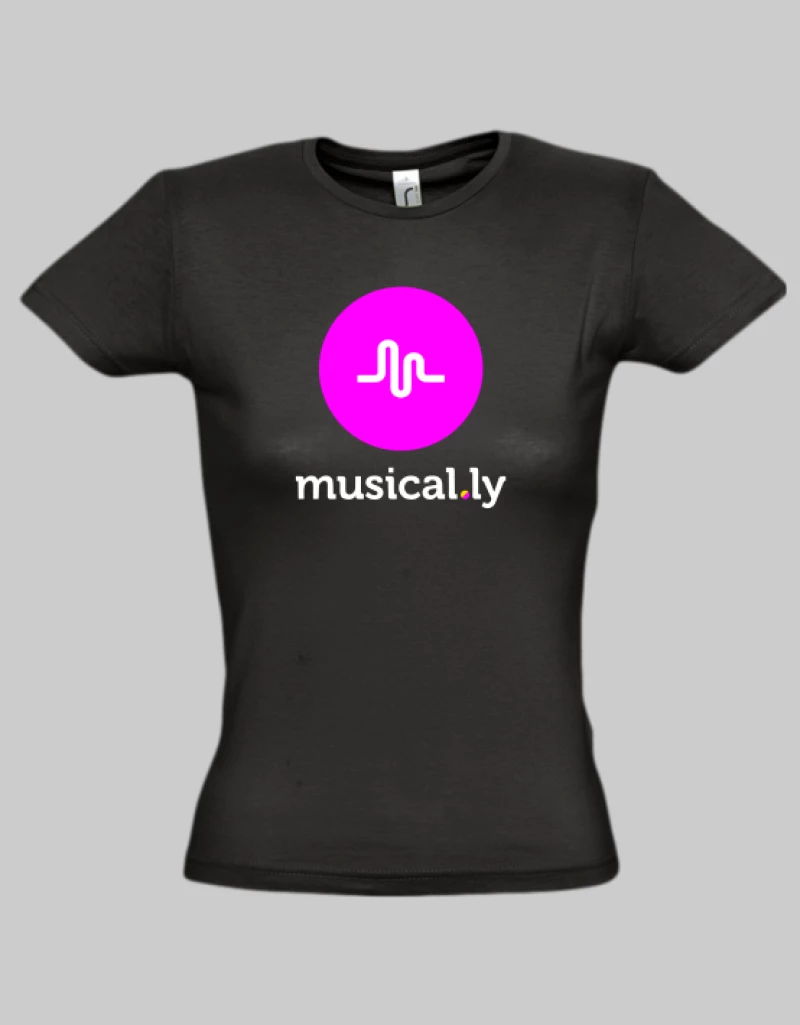 musical.ly W t-shirt - WHITE