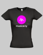 musical.ly W t-shirt - WHITE