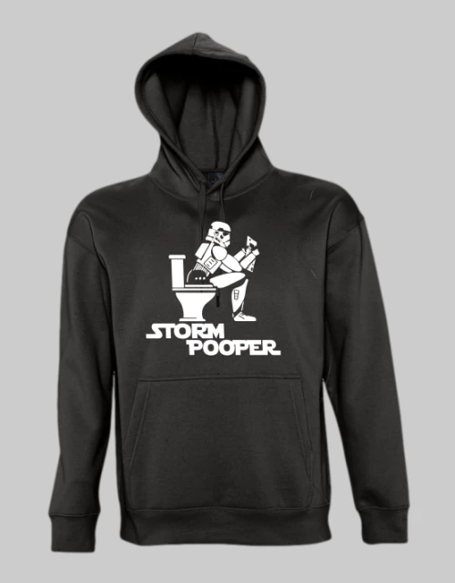 Storm Pooper Hoodie - BLACK